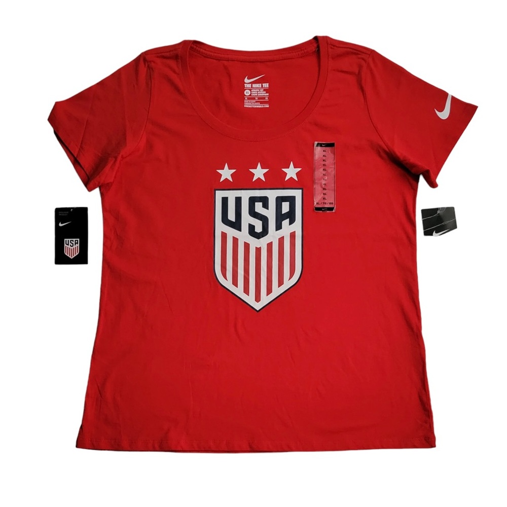 Icon Sports Official Licensed US Soccer Federation USWNT Player 3 Star T-Shirt